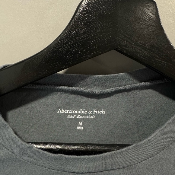Abercrombie & Fitch Dark Grey A&F Essentials Long Sleeve - Picture 2 of 2